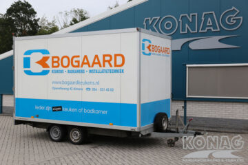 Konag tandemas gesloten aanhangwagen 400x203x230 cm 3000 kg